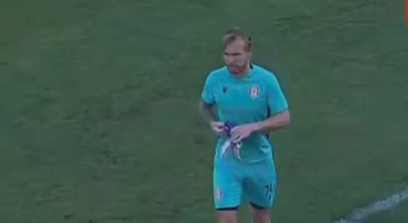 Απίστευτο κι όμως αληθινό: Τερματοφύλακας στην Αλβανία αποχώρησε από το γήπεδο... έτσι χωρίς λόγο (video)