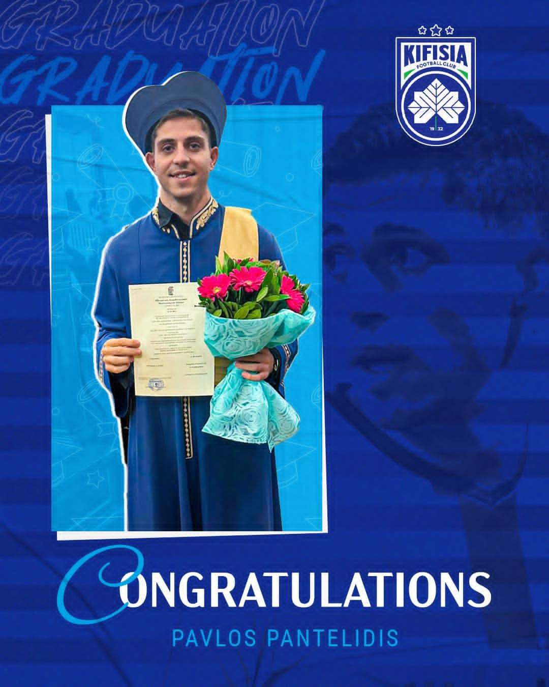 Διαπρέπει και στα... έδρανα ο Παντελίδης: Πήρε το πτυχίο του στο ΕΚΠΑ