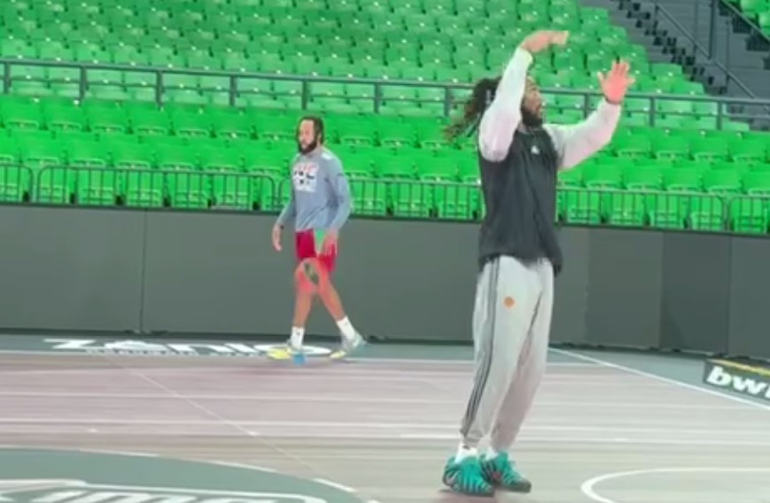 Ο ξάδελφος του Φαρίντ που έκανε προπόνηση στο «T-Center» με τον Παναθηναϊκό (video)