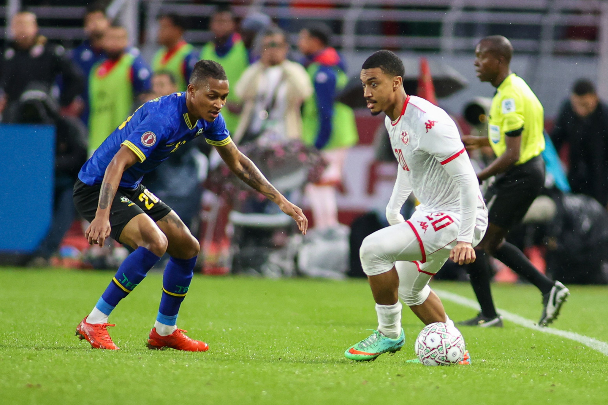 Όλοι χαρούμενοι στην ισοπαλία της Τυνησίας με την Τανζανία