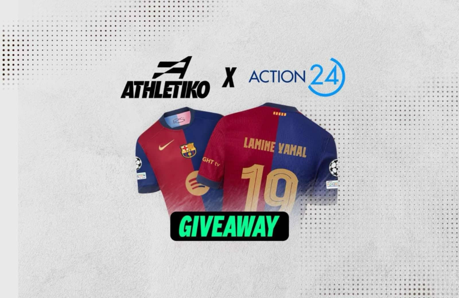Μεγάλος διαγωνισμός Athletiko και ACTION 24: Κερδίστε μία φανέλα του Λαμίν Γιαμάλ!