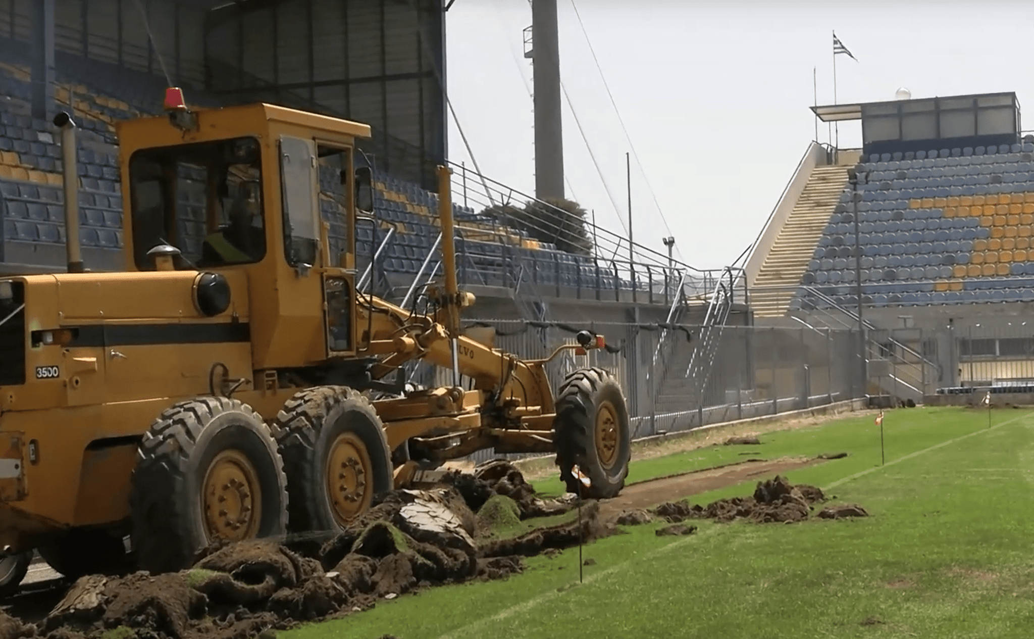 Ξεκίνησαν τα έργα στο γήπεδο του Αστέρα AKTOR ενόψει της νέας σεζόν (video)