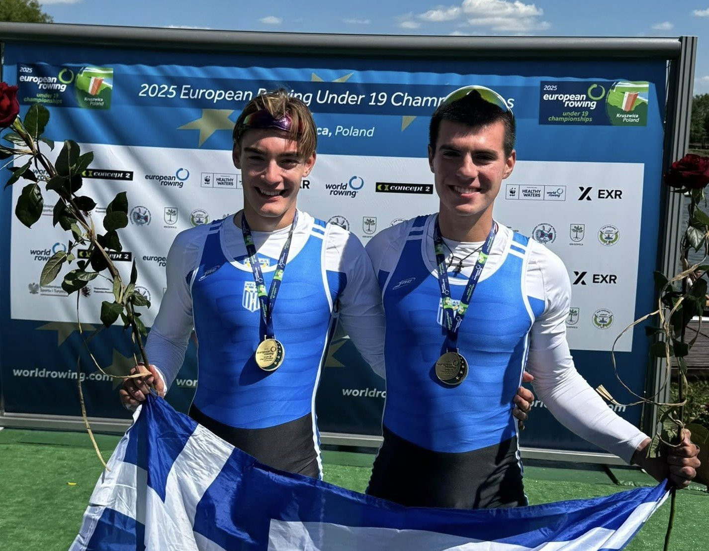 Double χρυσών και στα διπλα σκιφ εφήβων και νεανίδων - Δεύτερη δύναμη στο Ευρωπαϊκό η Ελλάδα!