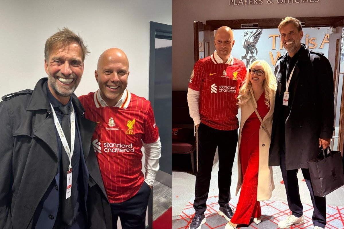 Ο Κλοπ φωτογραφήθηκε με τον Σλοτ μετά την φιέστα της Λίβερπουλ