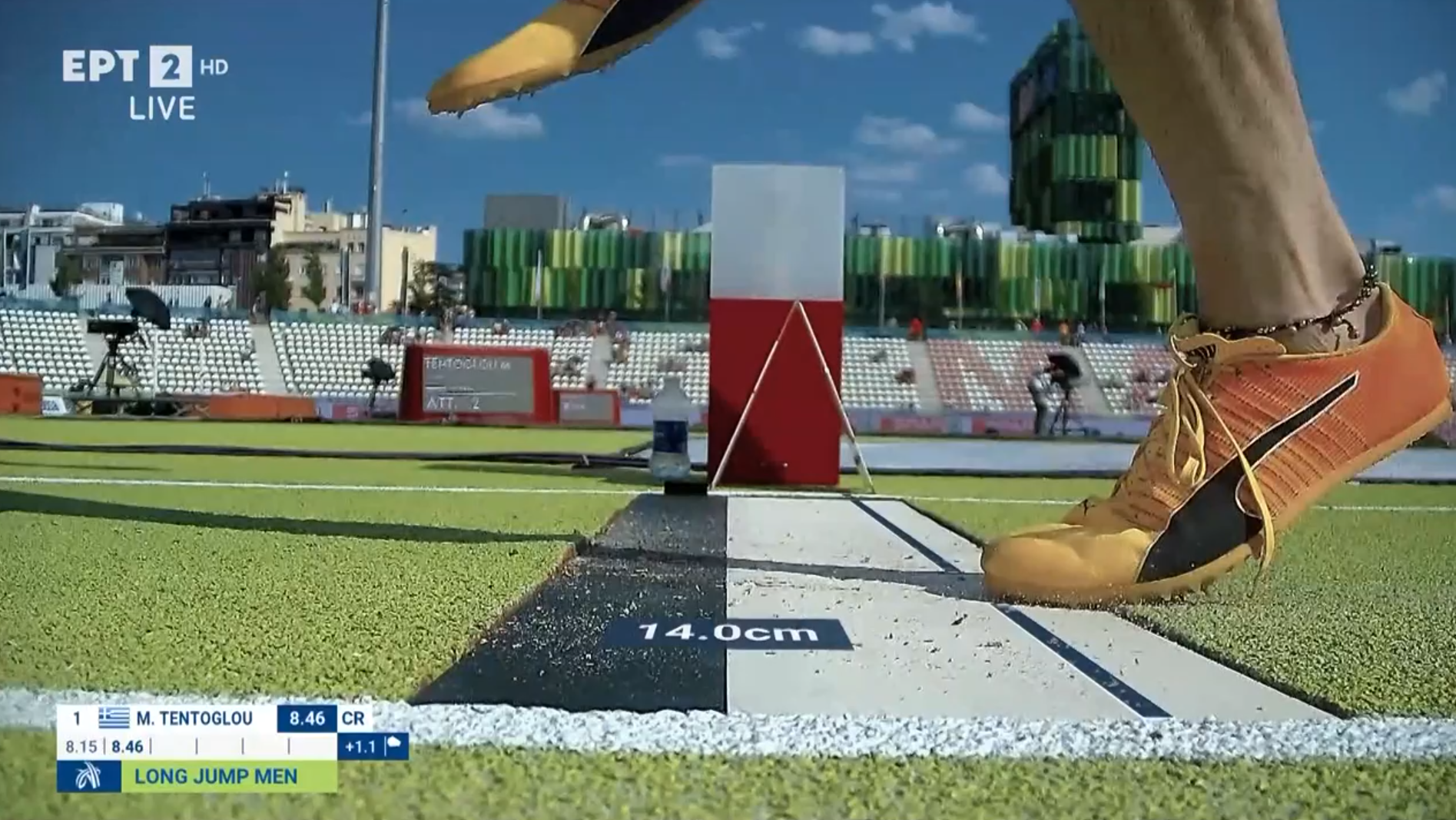 Απίθανο: Δείτε που πάτησε ο Μίλτος πριν την... απογείωση στα 8.46μ.