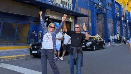 Στο «Μπομπονέρα» o Γιώργος Νταλάρας: «Φέραμε γούρι στην Μπόκα» (photo)