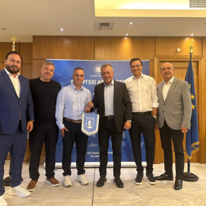 Συνάντηση της διοίκησης της ΚΑΕ Ηρακλής με τον Γιάννη Βρούτση