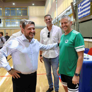 Στο Μετς ο Χαρδαλιάς μετά τις αναβαθμίσεις στην έδρα του Παναθηναϊκού (pics)