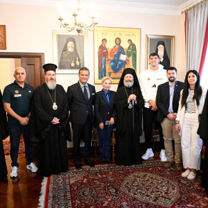 Αντιπροσωπεία του Παναθηναϊκού στην Αρχιεπισκοπή της Αυστραλίας