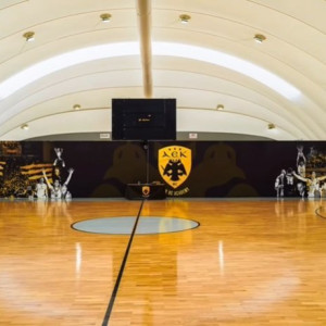 Ο τοίχος της ΑΕΚ BC Academy έχει όλη την.... κιτρινόμαυρη ιστορία (video)