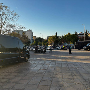 Υπό δρακόντεια αστυνομικά μέτρα στη Τούμπα η Μακάμπι (video)