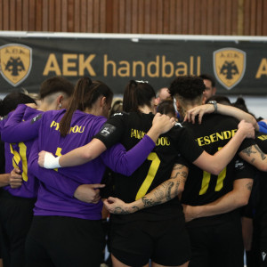 Ιστορική νίκη για την ομάδα χάντμπολ της ΑΕΚ στην Ευρώπη, με την Ένωση να έκανε το πρώτο βήμα πρόκρισης