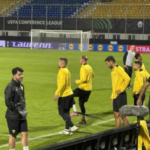 Τα Bαλκανικά δίδυμα στην προπόνηση της ΑΕΚ