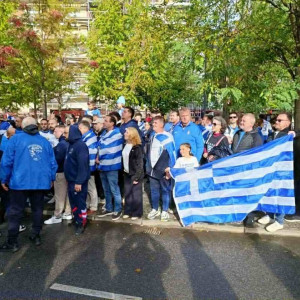 «Γαλανόλευκο» το κέντρο της Κοπεγχάγης