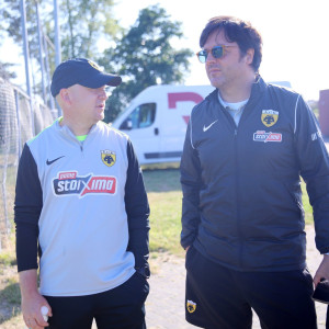 Τετ α τετ Ριμπάλτα-Νίκολιτς έξω από τα αποδυτήρια στην Ηλιούπολη