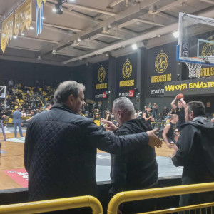 Στο Μαρούσι ο Μάκης Αγγελόπουλος για το παιχνίδι της ΑΕΚ