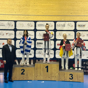 Διπλή επιτυχία με Καλογήρου και Αηδονίδη στο Ευρωπαϊκό πρωτάθλημα Ταεκβοντό