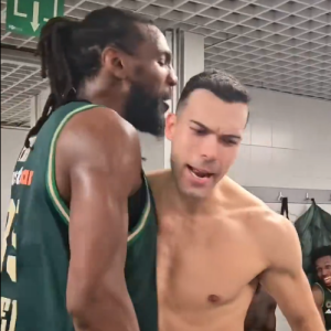 «Τρελαμένοι» Φαρίντ και Σλούκας στα αποδυτήρια του Παναθηναϊκού (video)