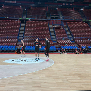 Το Athletiko στο Μιλάνο: Πρωινό shoot around για τον Ολυμπιακό στη Unipol Arena