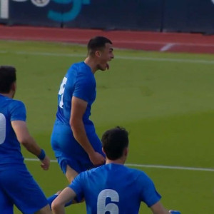 Ο Αλεξίου μετά από φάση διαρκείας το 1-0 για την Εθνική Ελπίδων (video)