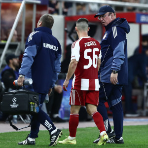 Νέα ατυχία στον Ολυμπιακό: Αποχώρησε τραυματίας και ο Ποντένσε