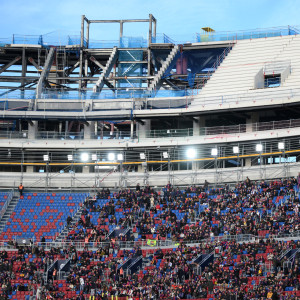 Οι εργασίες συνεχίζονται - Το τμήμα του «Καμπ Νου» που είναι ακόμα γιαπί