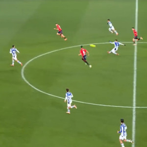 Ο Μπαρενετσέα έβαλε γκολάρα από το κέντρο στο Οσασούνα-Σοσιεδάδ (video)