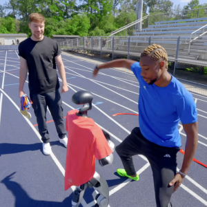 Ο Λάιλς αγωνίστηκε κόντρα στα τρία πιο γρήγορα... ρομπότ του κόσμου σε κούρσα 50μ