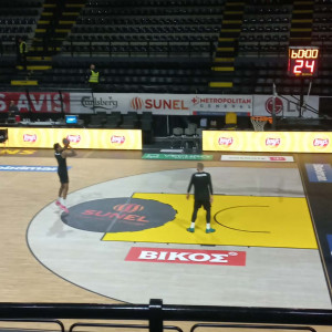 Από νωρίς στη Sunel Arena για ατομική δουλειά Μπράουν και Χαραλαμπόπουλος (video)