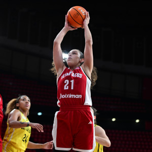 Με τρομερή Χριστινάκη επικράτησε επί της Ελιτζούρ Ράμλα ο Ολυμπιακός στο EuroCup γυναικών