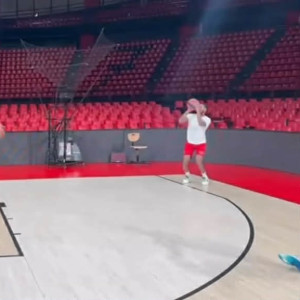 Το 'πε και το 'κανε: Ο Μόντε Μόρις πήγε στο ΣΕΦ για σουτ