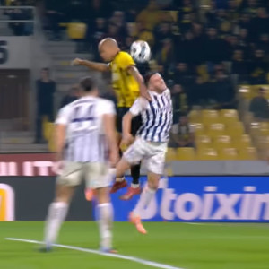 Αυτός είναι ο λόγος που ακυρώθηκε το γκολ της ΑΕΚ - Δε σφυρίχτηκε σπρώξιμο