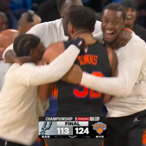 Το φινάλε του τελικού: Έτσι κατέκτησαν το NBA Cup οι Νικς (video)