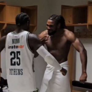 Αποθέωση για Ναν στα αποδυτήρια του Παναθηναϊκού μετά τη νίκη επί της Φενέρμπαχτσε (video)