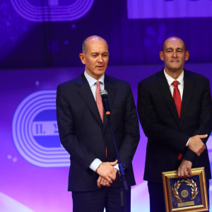 Γιώργος Αγγελόπουλος στη γιορτή του ΠΣΑΤ: «Ελπίζουμε πως πολύ σύντομα ο Ολυμπιακός θα μπει στο σπίτι του» (video)