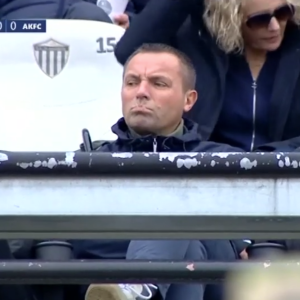 Ο Λανουά στις κερκίδες παρακολουθεί το Καλαμάτα - Athens Kallithea (video)