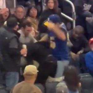 Σαν Φρανσίσκο όπως λέμε... Βαλκάνια: Άγριο ξύλο στις κερκίδες στο Γουόριορς - Μπακς (video)