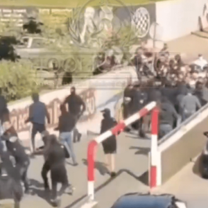 Άγριο ραντεβού θανάτου - 200 οπαδοί της Χάιντουκ έπαιξαν ξύλο με 80 της Ντιναμό Ζάγκρεμπ (video)