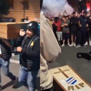 Ξέφρενοι πανηγυρισμοί απ' τους οπαδούς της Τζένοα για τον υποβιβασμό της Σαμπντόρια (video)