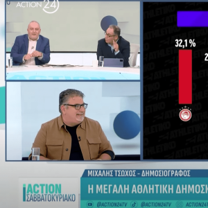 Η μεγάλη αθλητική δημοσκόπηση του Athletiko στο ACTION 24 (video)
