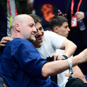Η selfie του Ράτζα με τον Γιαννακόπουλο στην Etihad Arena