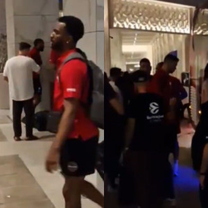 Η άφιξη του Ολυμπιακού στο ξενοδοχείο «Hilton» του Άμπου Ντάμπι - Αποκλειστικό video του Athletiko