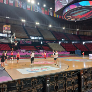 Η Τουρκία προπονήθηκε στο ΣΕΦ ενόψει του Eurobasket Γυναικών (video)